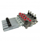 Akon hydraulic distributor (80 l / m) 4 sec. stere. manual electric 24 VDC